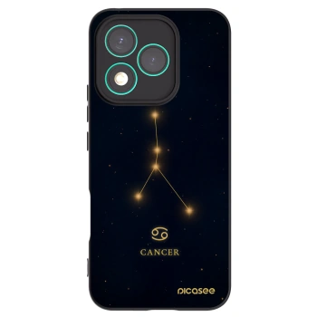 Picasee silikonski črni ovitek za Honor 400 Lite 5G - CANCER