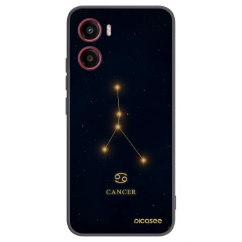 Picasee silikonski črni ovitek za Motorola Moto G05 - CANCER