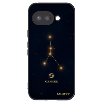 Picasee silikonski črni ovitek za Google Pixel 9a - CANCER