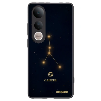 Picasee silikonski črni ovitek za Vivo V50 Lite 5G - CANCER