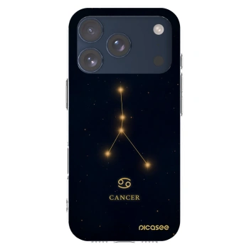 Picasee silikonski prozorni ovitek za Apple iPhone 17 Pro - CANCER