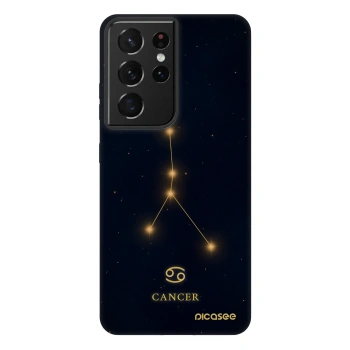 Picasee Fashion Case za Samsung Galaxy S21 Ultra 5G G998B - CANCER