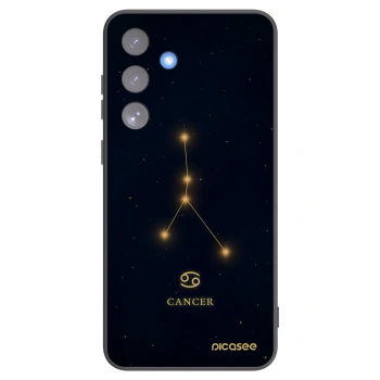 Picasee silikonski črni ovitek za Samsung Galaxy S25 FE 5G - CANCER