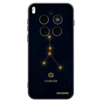 Picasee silikonski črni ovitek za Vivo X300 Pro - CANCER