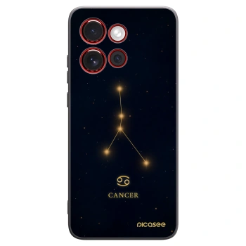 Picasee silikonski črni ovitek za Motorola Edge 60 Neo 5G - CANCER