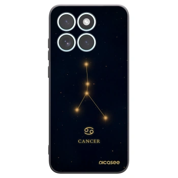 Picasee silikonski črni ovitek za Motorola Edge 70 Fusion - CANCER