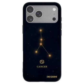 Picasee silikonski črni ovitek za Apple iPhone 18 Pro Max - CANCER