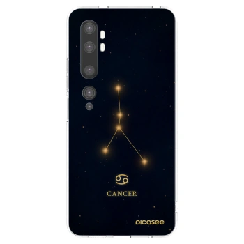 Picasee silikonski prozorni ovitek za Xiaomi Mi Note 10 (Pro) - CANCER