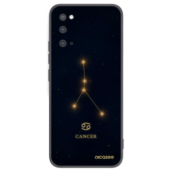 Picasee silikonski črni ovitek za Samsung Galaxy S20 G980F - CANCER