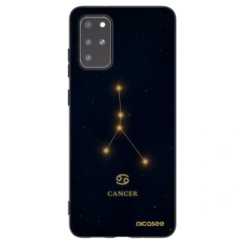 Picasee silikonski črni ovitek za Samsung Galaxy S20+ G985F - CANCER