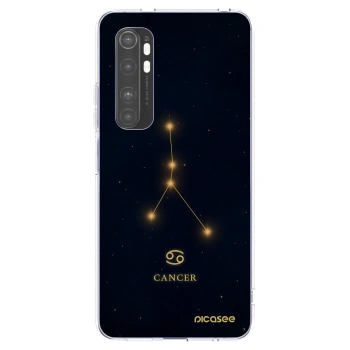 Picasee silikonski prozorni ovitek za Xiaomi Mi Note 10 Lite - CANCER