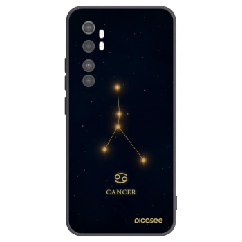 Picasee silikonski črni ovitek za Xiaomi Mi Note 10 Lite - CANCER