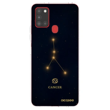 Picasee silikonski prozorni ovitek za Samsung Galaxy A21s - CANCER