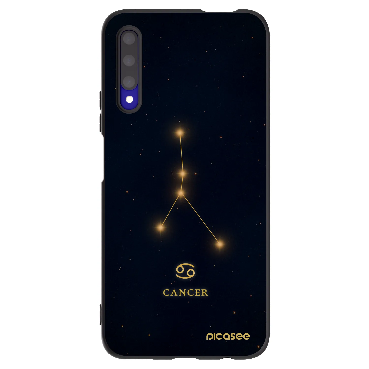Picasee silikonski črni ovitek za Honor 9X Pro - CANCER