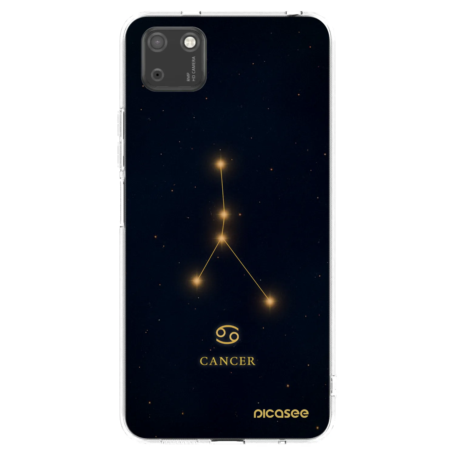 Picasee silikonski prozorni ovitek za Huawei Y5P - CANCER