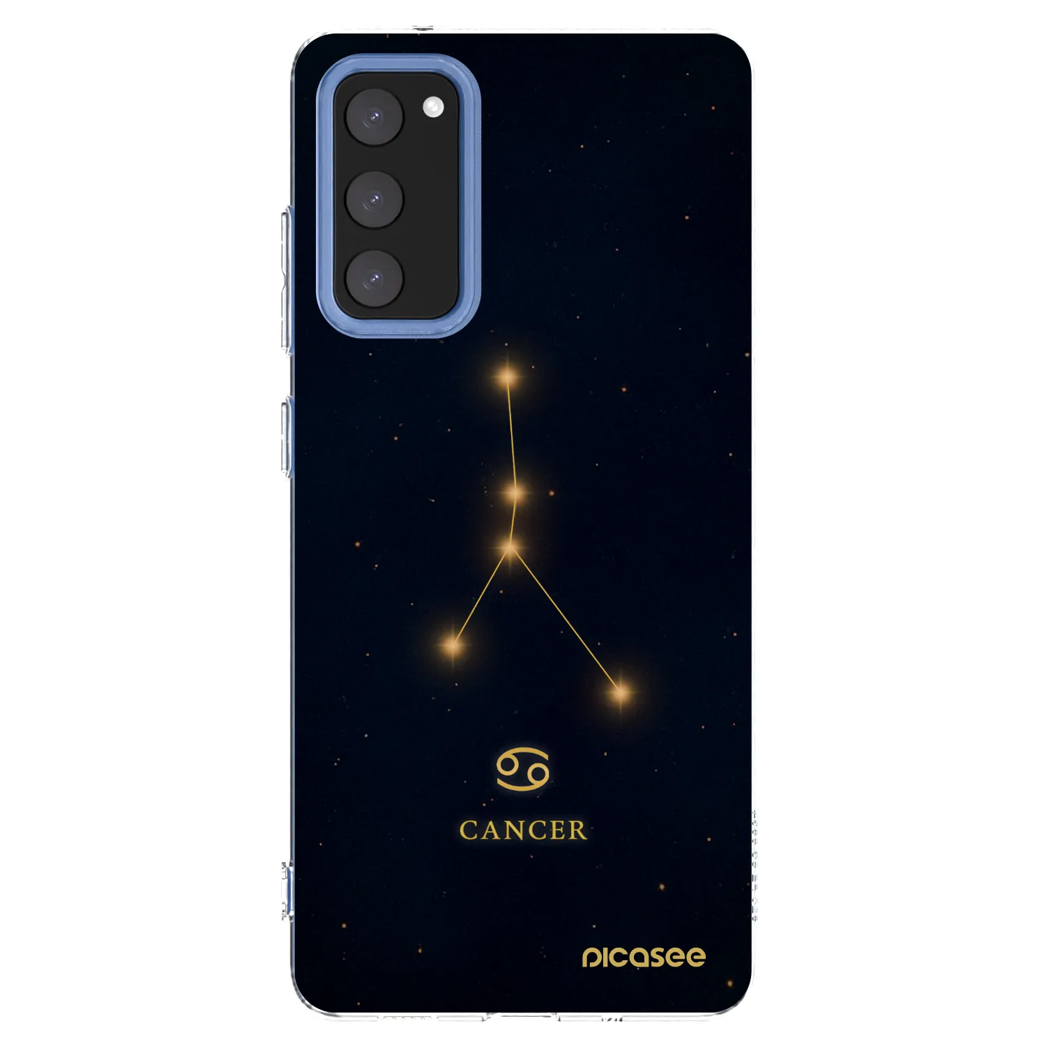 Picasee silikonski prozorni ovitek za Samsung Galaxy S20 FE - CANCER