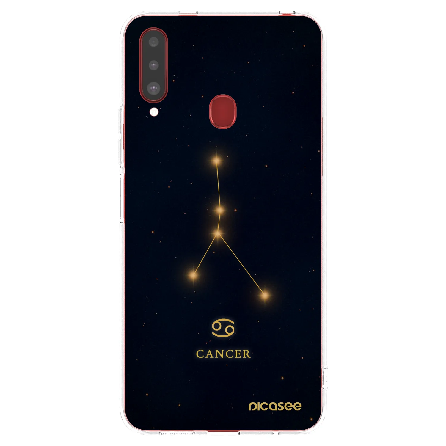 Picasee silikonski prozorni ovitek za Samsung Galaxy A20s - CANCER