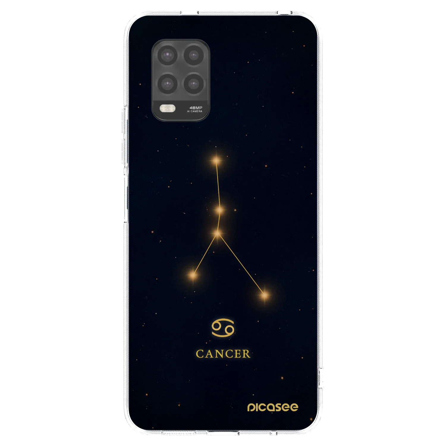 Picasee silikonski prozorni ovitek za Xiaomi Mi 10 Lite - CANCER
