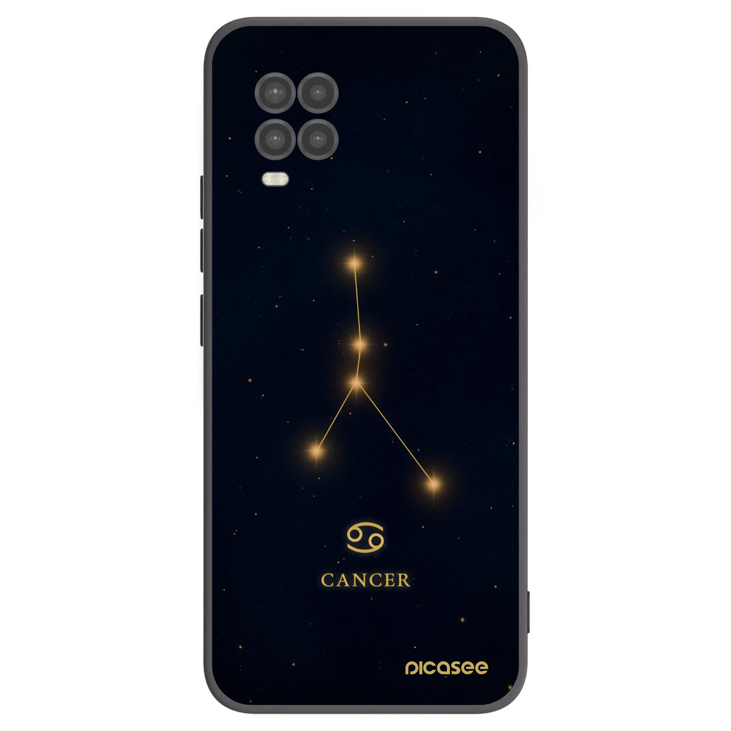 Picasee silikonski črni ovitek za Xiaomi Mi 10 Lite - CANCER