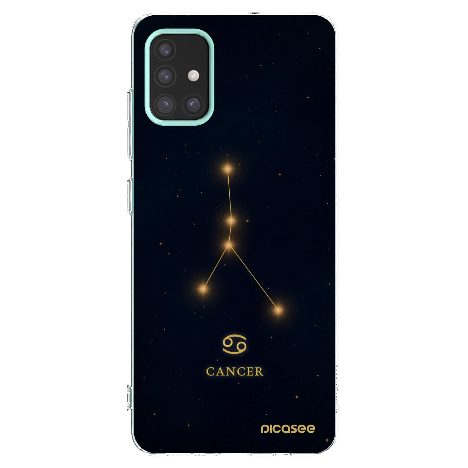 Picasee silikonski prozorni ovitek za Samsung Galaxy M31s - CANCER