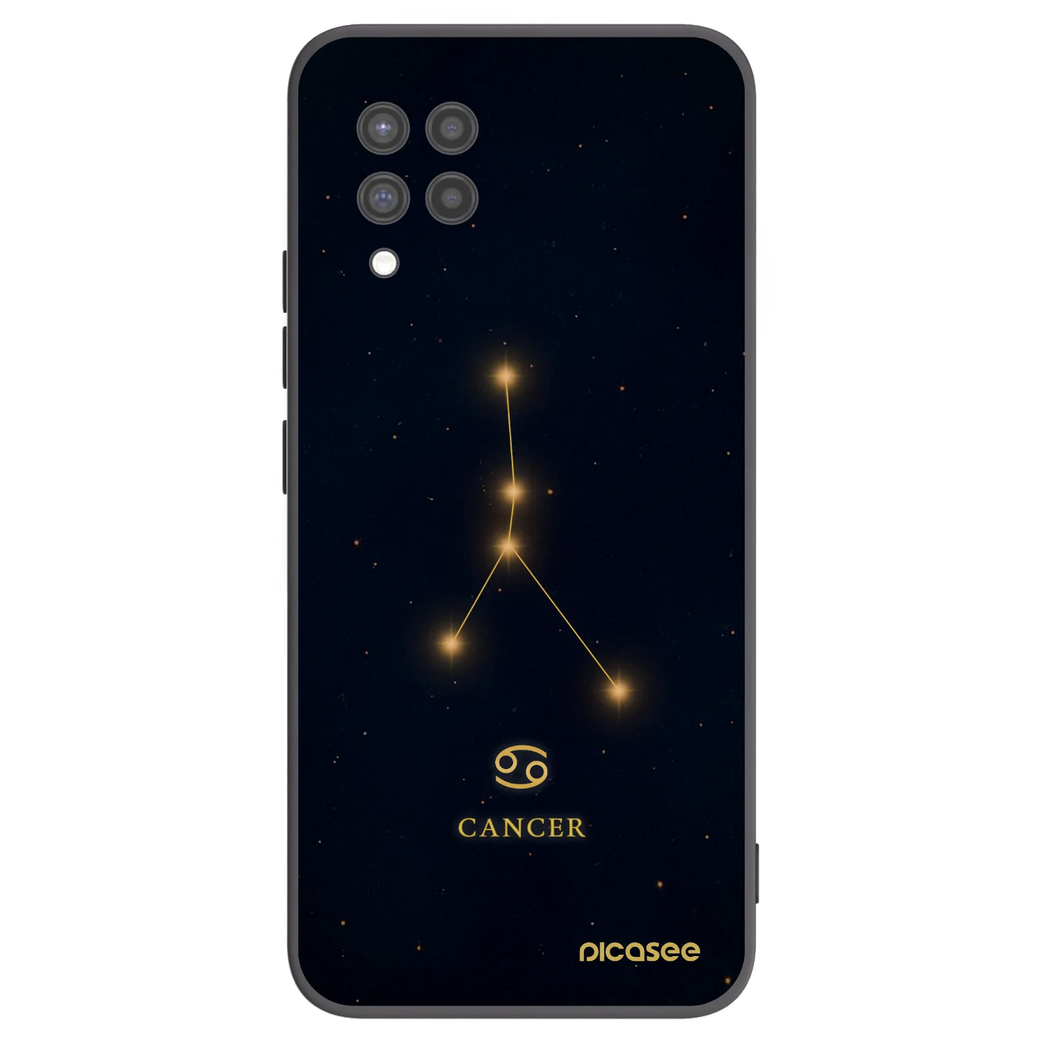 Picasee silikonski črni ovitek za Samsung Galaxy A42 A426B - CANCER