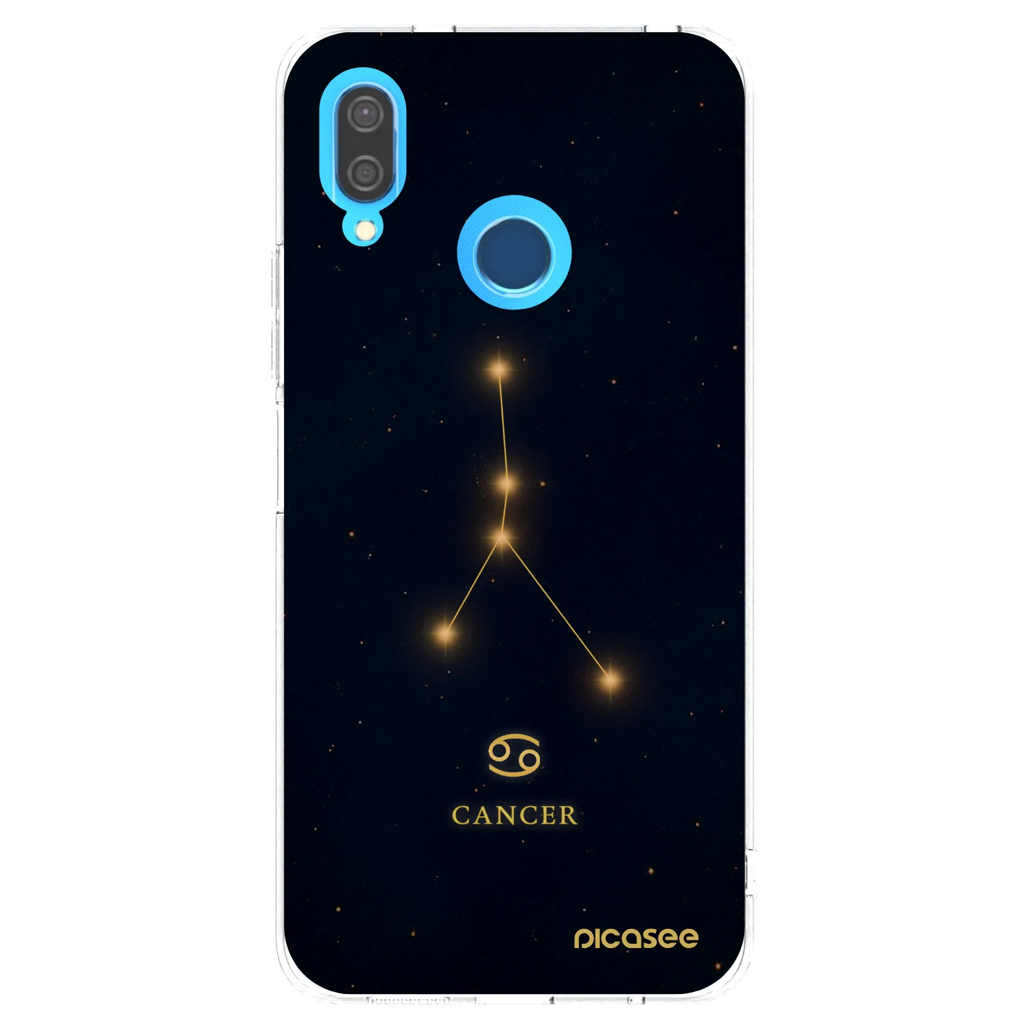 Picasee silikonski prozorni ovitek za Huawei P20 Lite - CANCER