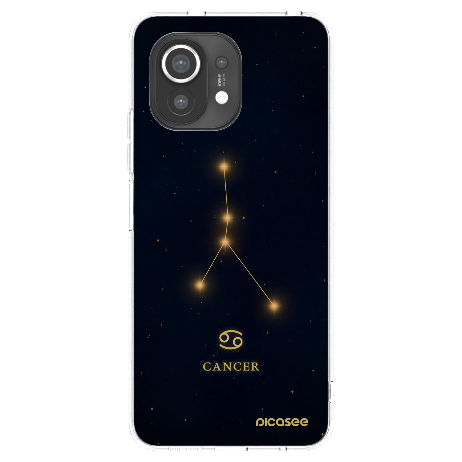 Picasee silikonski prozorni ovitek za Xiaomi Mi 11 - CANCER