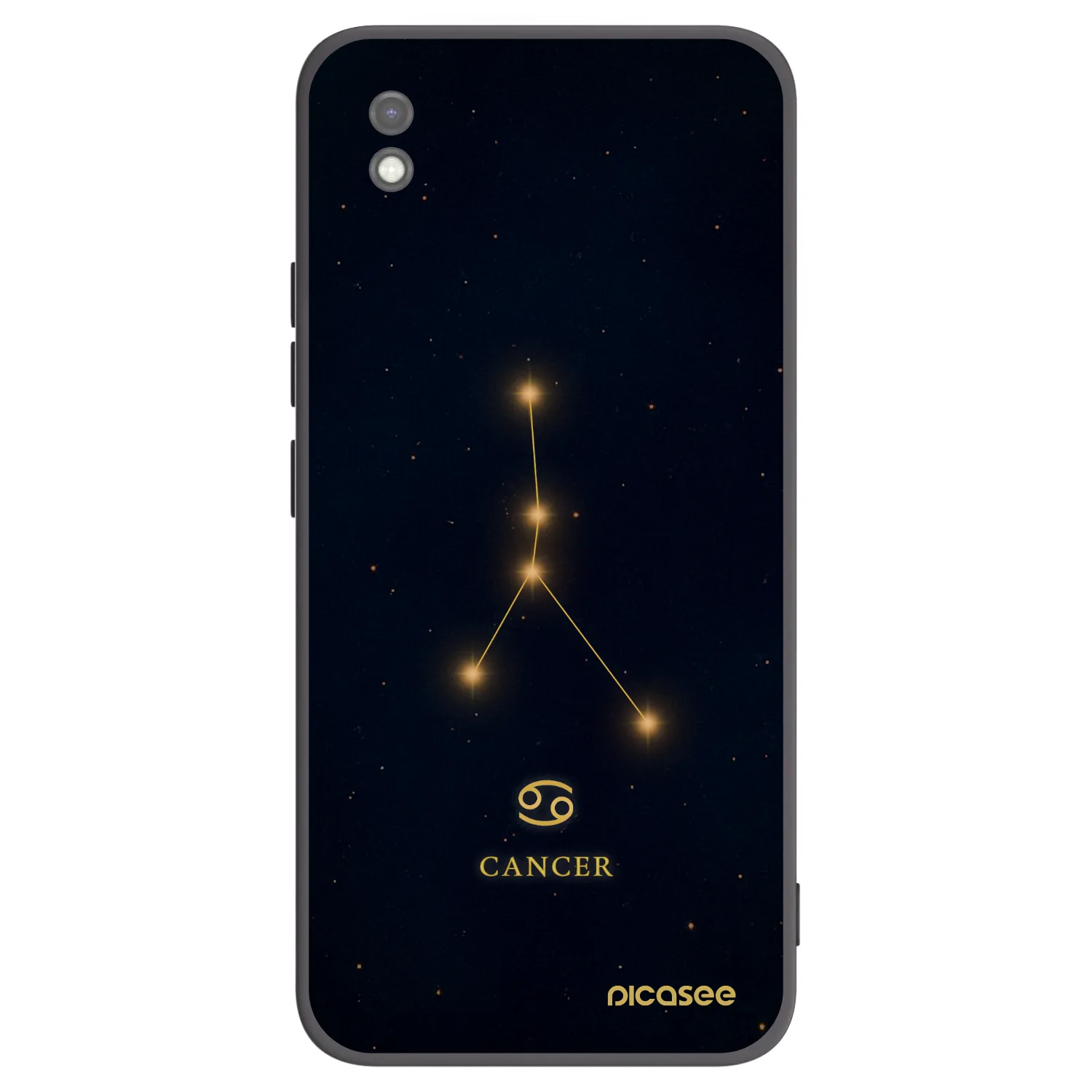 Picasee silikonski črni ovitek za Xiaomi Redmi 9AT - CANCER