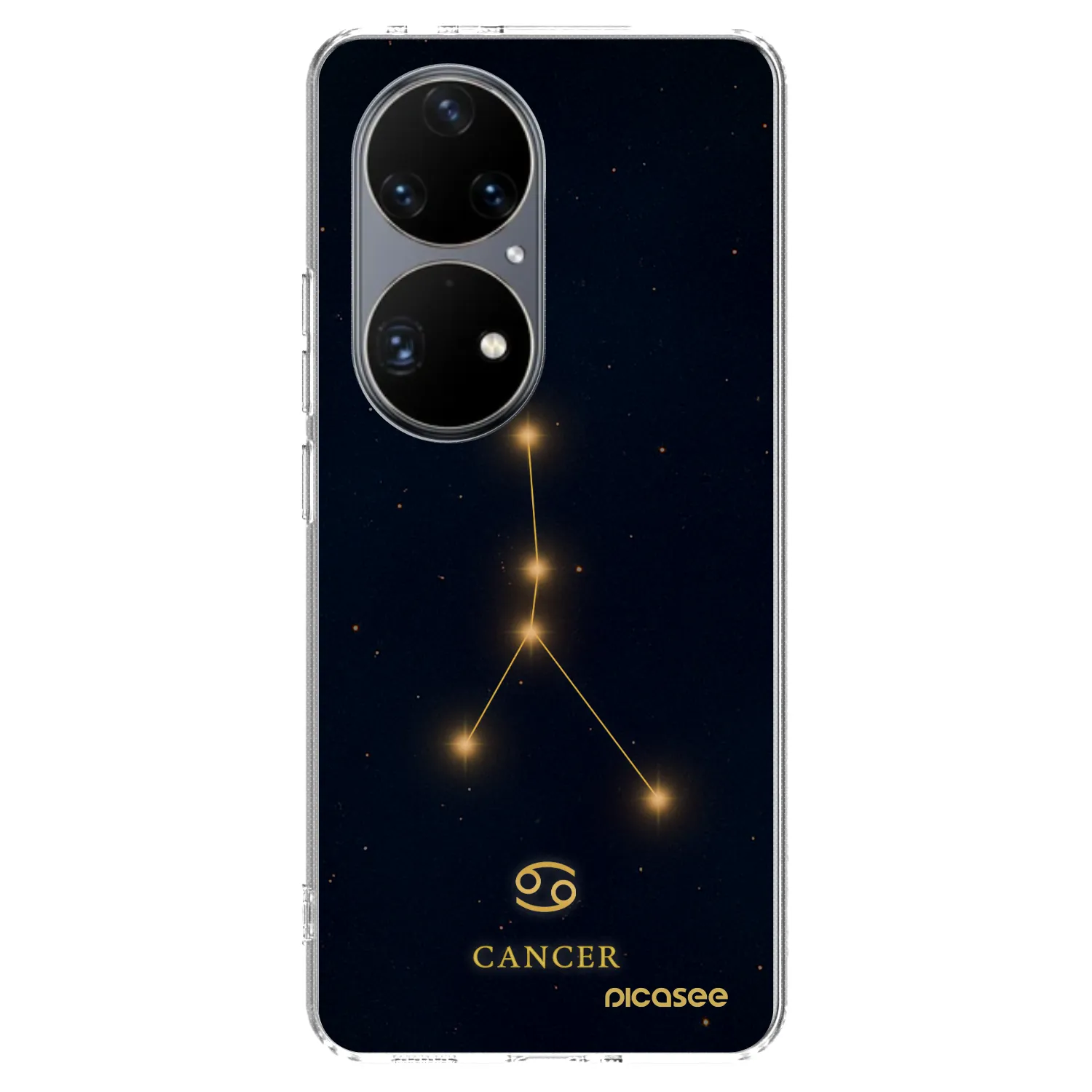 Picasee silikonski prozorni ovitek za Huawei P50 - CANCER