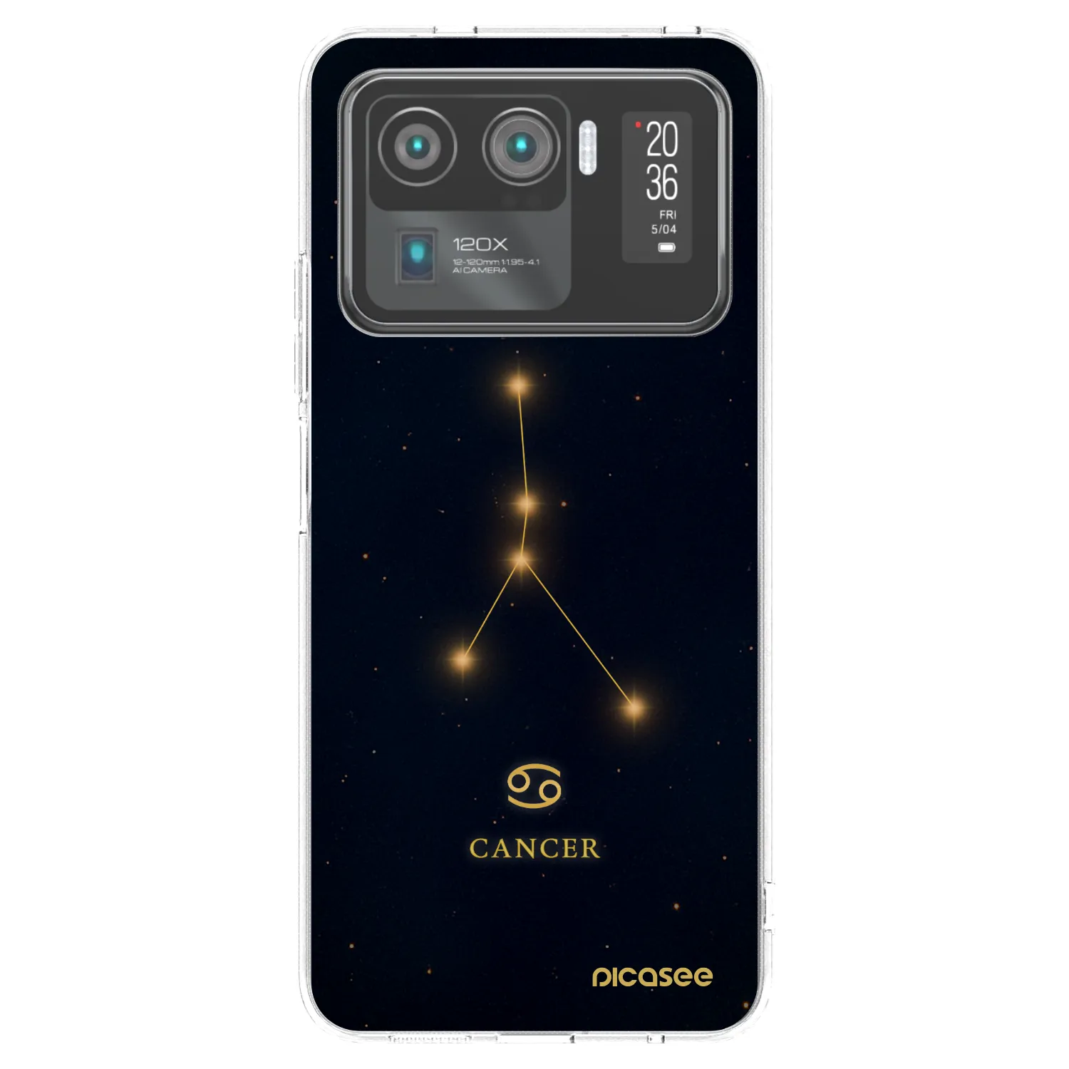 Picasee silikonski prozorni ovitek za Xiaomi Mi 11 Ultra - CANCER