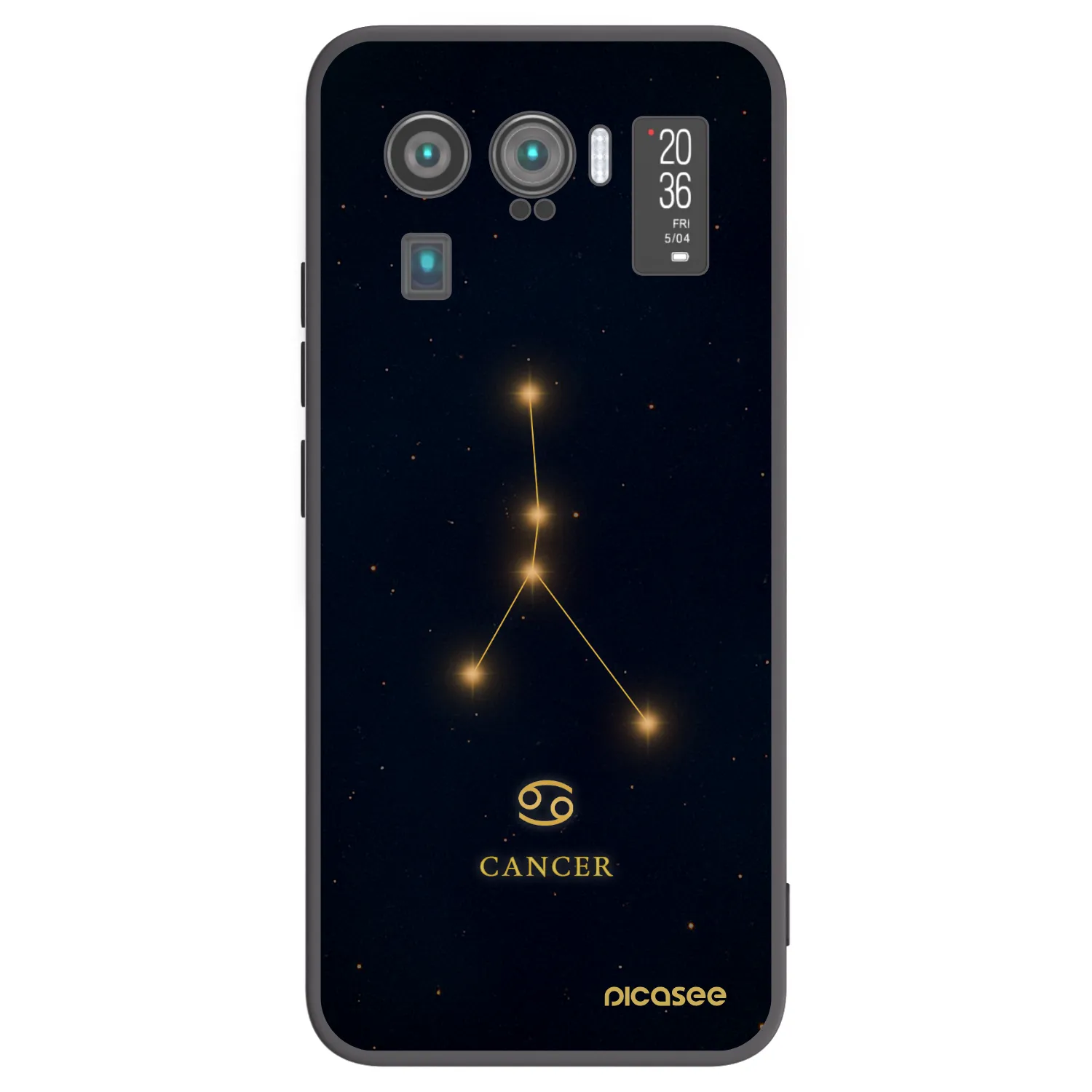 Picasee silikonski črni ovitek za Xiaomi Mi 11 Ultra - CANCER