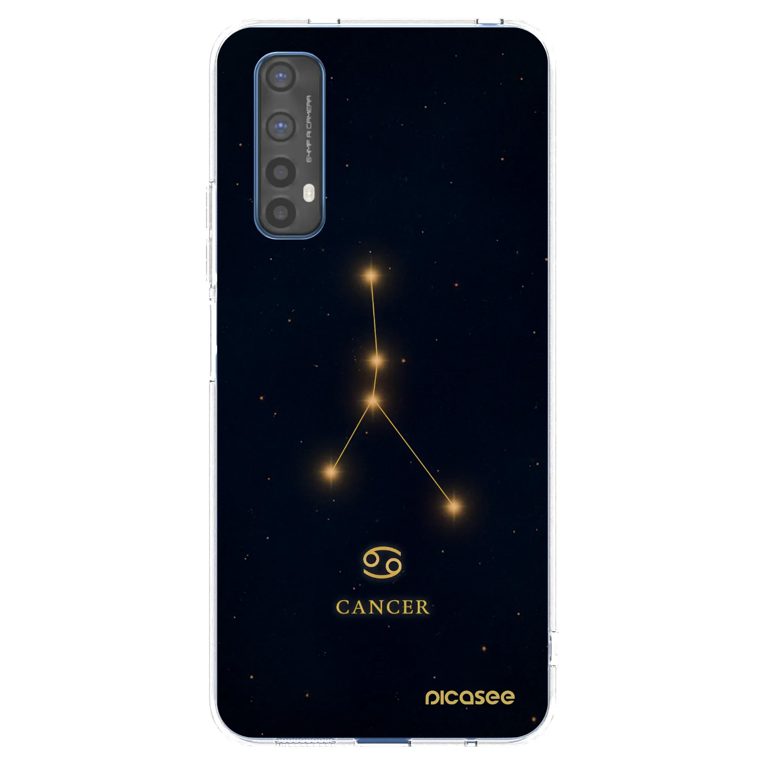 Picasee silikonski prozorni ovitek za Realme 7 - CANCER