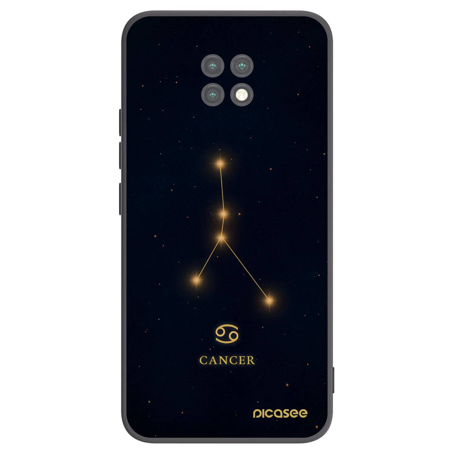 Picasee silikonski črni ovitek za Xiaomi Redmi Note 9T - CANCER