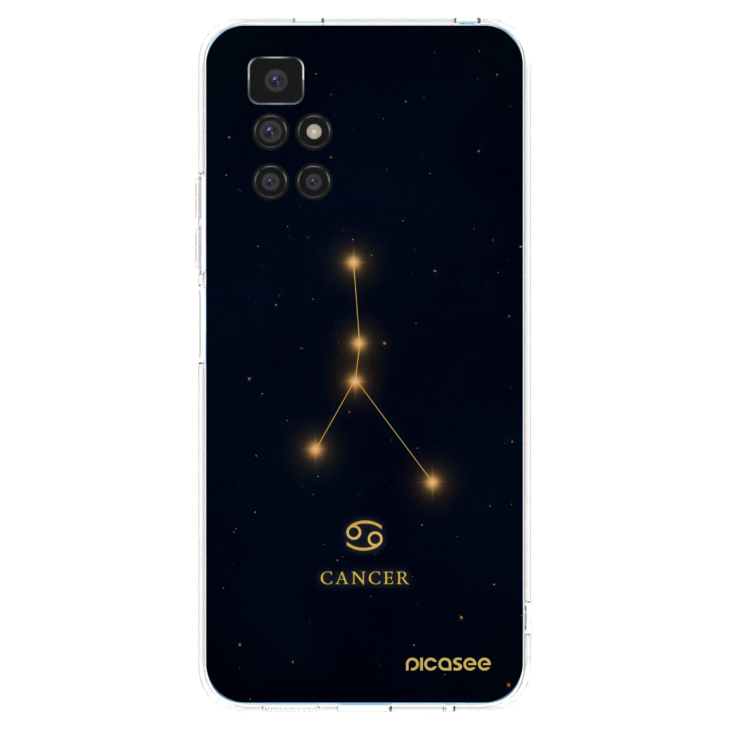Picasee silikonski prozorni ovitek za Xiaomi Redmi 10 - CANCER