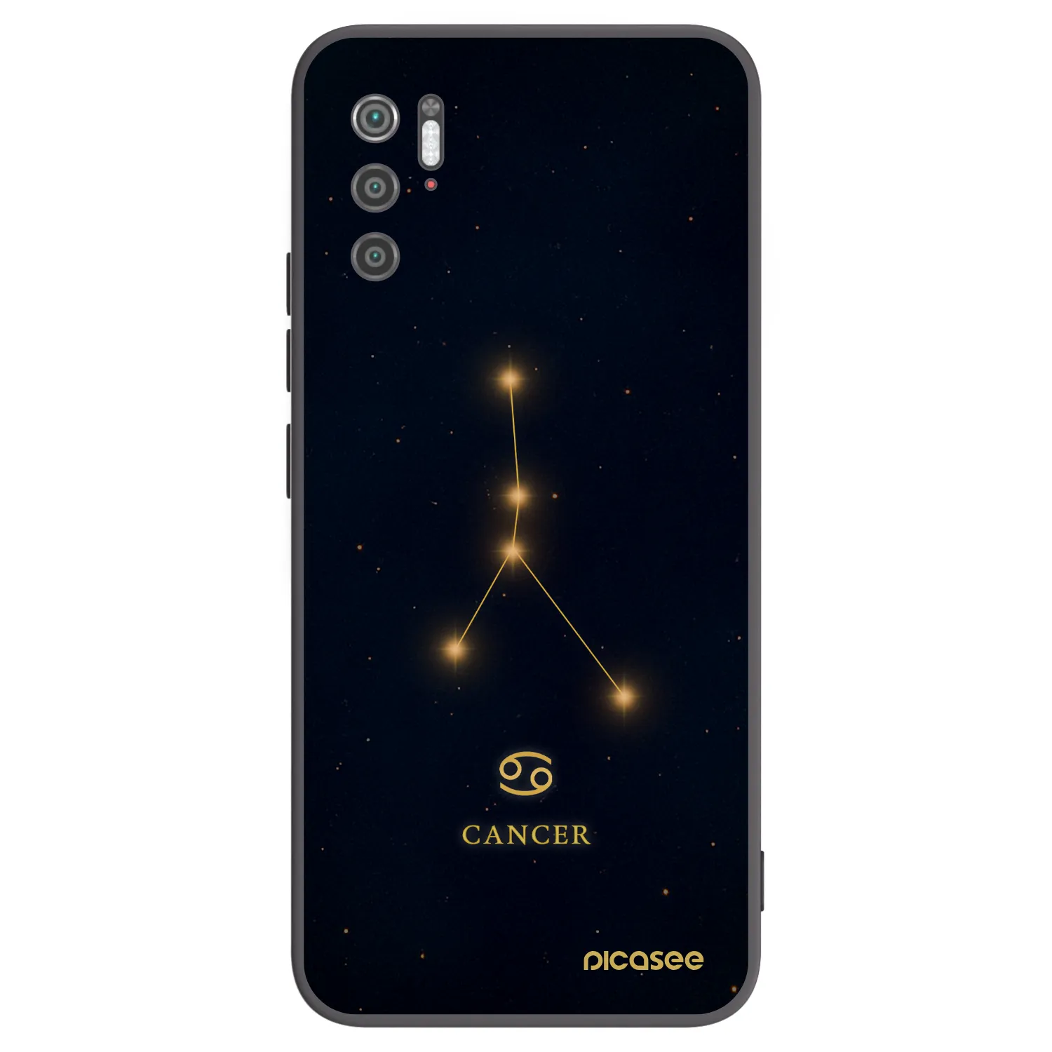 Picasee silikonski črni ovitek za Xiaomi Poco M3 Pro 5G - CANCER
