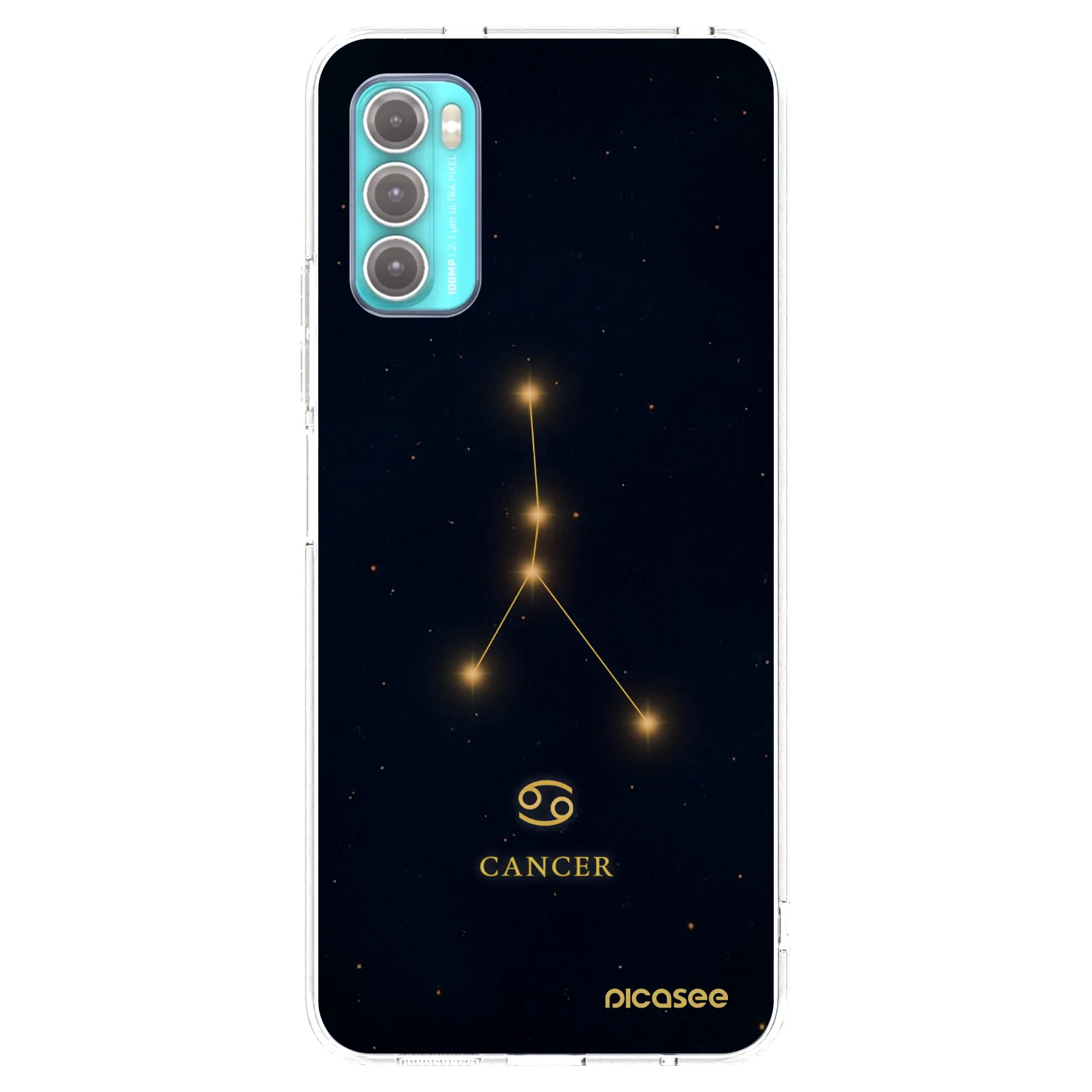 Picasee silikonski prozorni ovitek za Motorola Moto G60 - CANCER