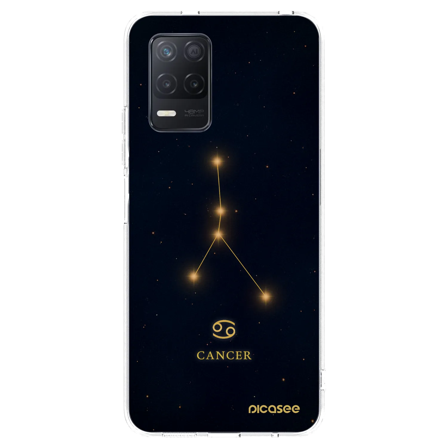 Picasee silikonski prozorni ovitek za Realme 8 5G - CANCER
