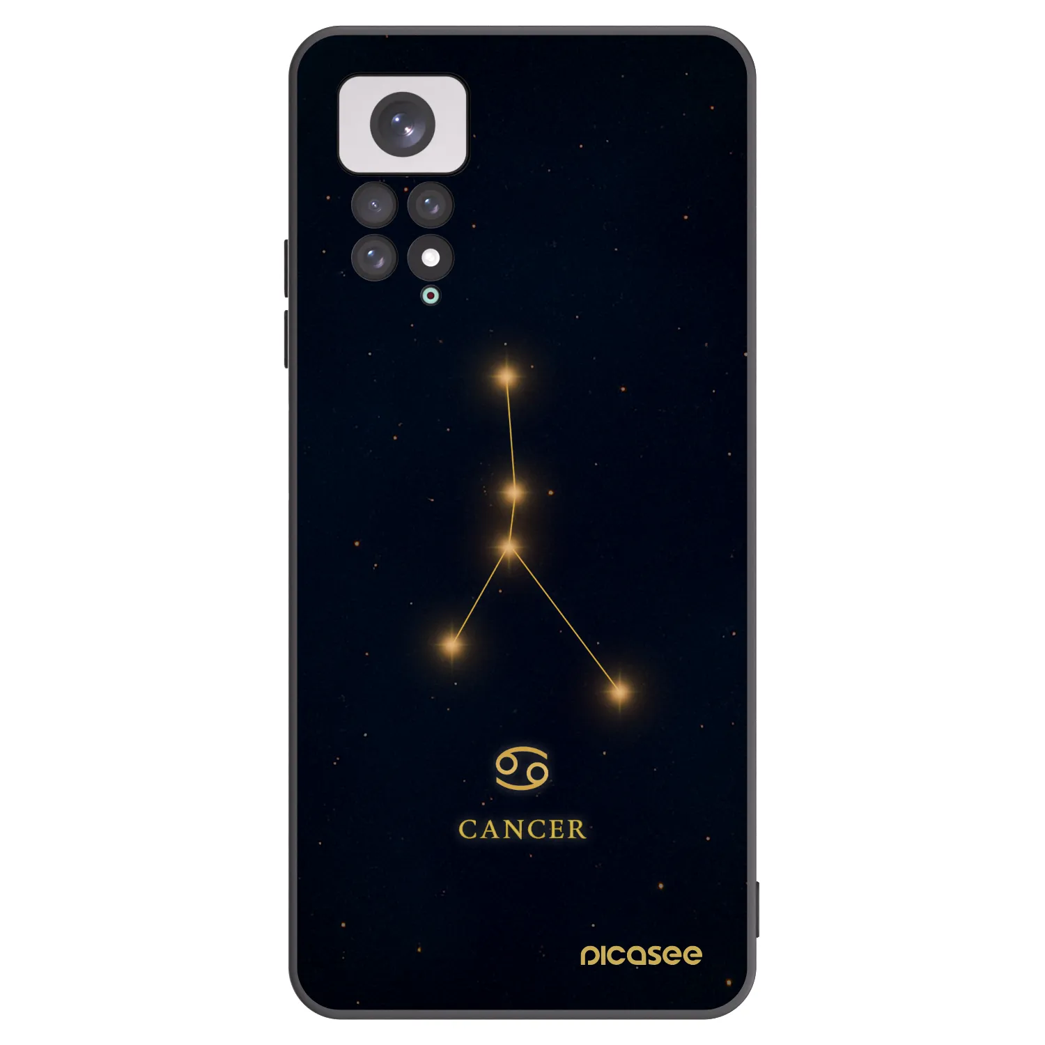 Picasee silikonski črni ovitek za Xiaomi Redmi Note 11 - CANCER