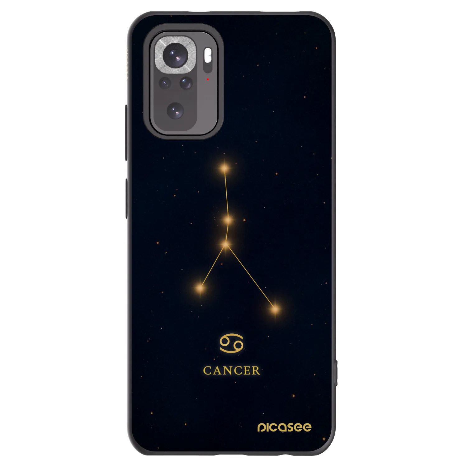 Picasee silikonski črni ovitek za Xiaomi Redmi Note 11S 4G - CANCER