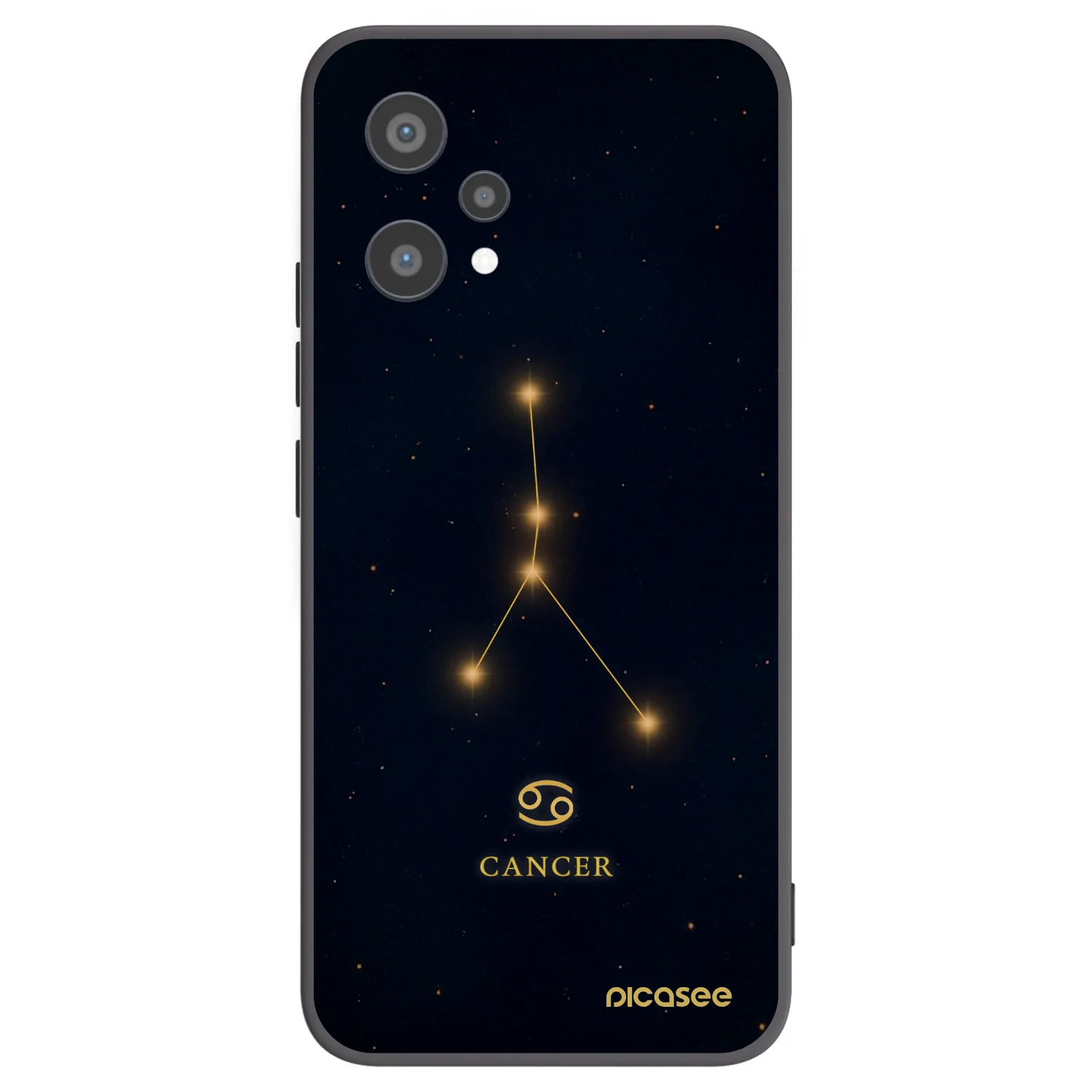 Picasee silikonski črni ovitek za Realme 9 Pro 5G - CANCER