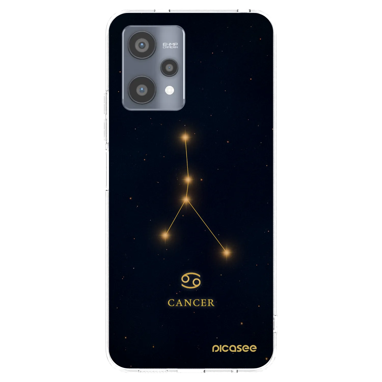 Picasee silikonski prozorni ovitek za Realme 9 Pro 5G - CANCER