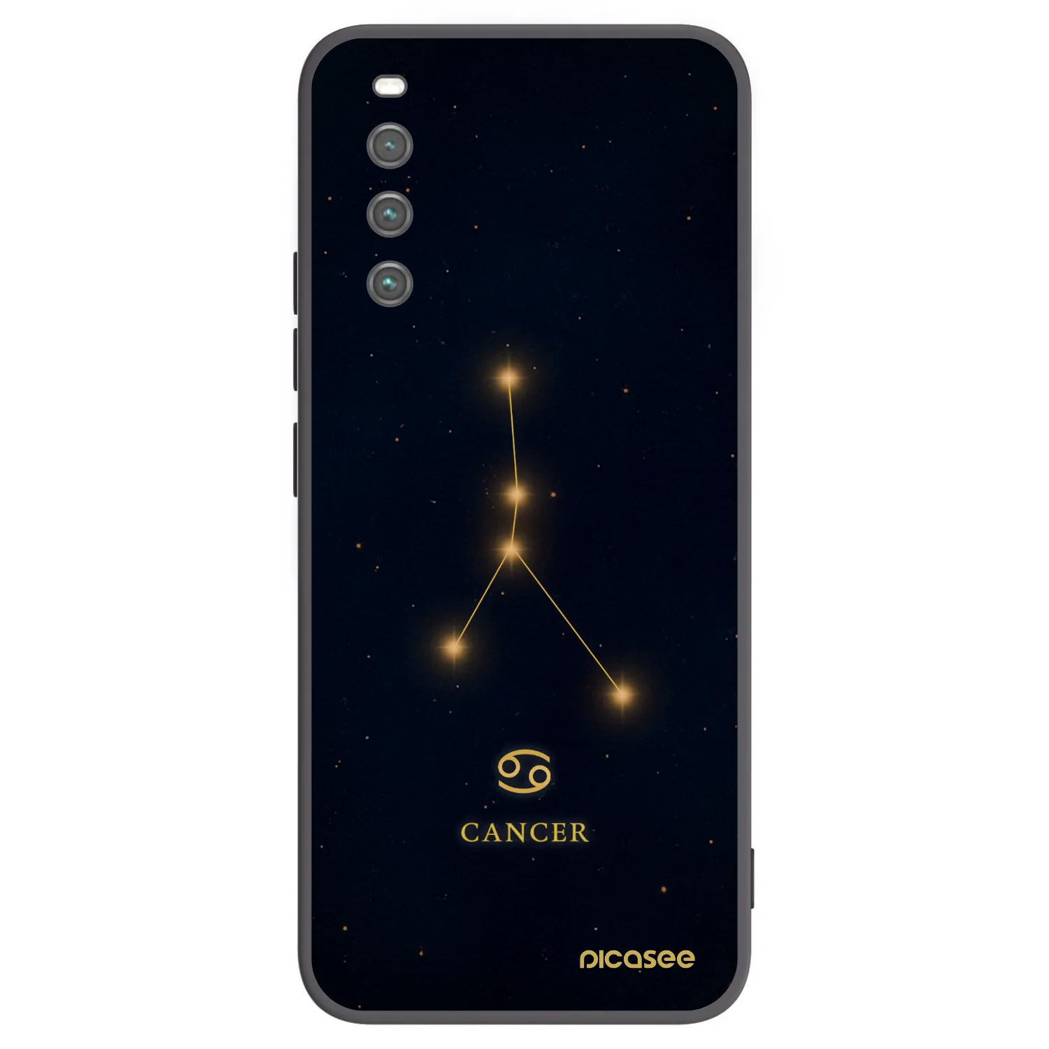 Picasee silikonski črni ovitek za Sony Xperia 10 IV 5G - CANCER