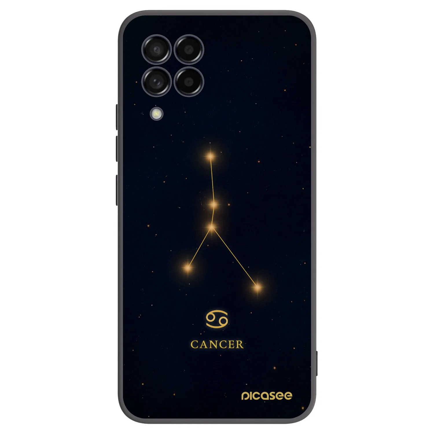 Picasee silikonski črni ovitek za Samsung Galaxy M53 5G - CANCER