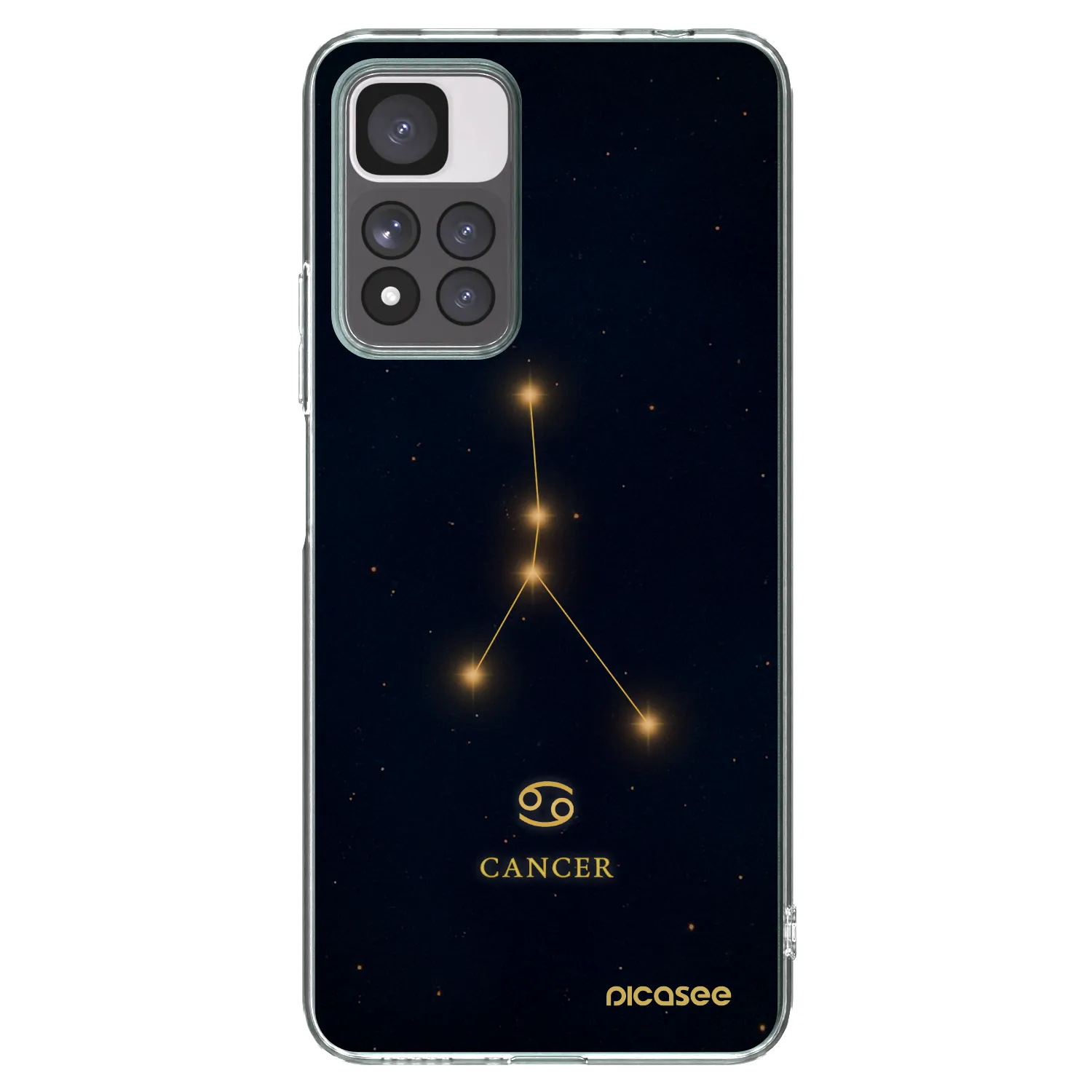 Picasee silikonski prozorni ovitek za Xiaomi Redmi Note 11 Pro+ 5G - CANCER