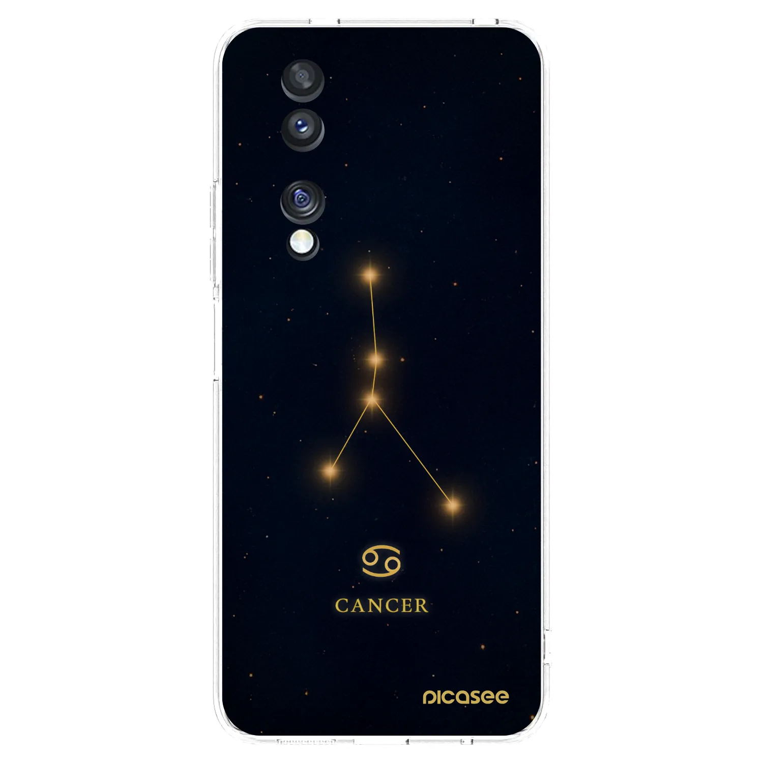 Picasee silikonski prozorni ovitek za Honor 70 - CANCER