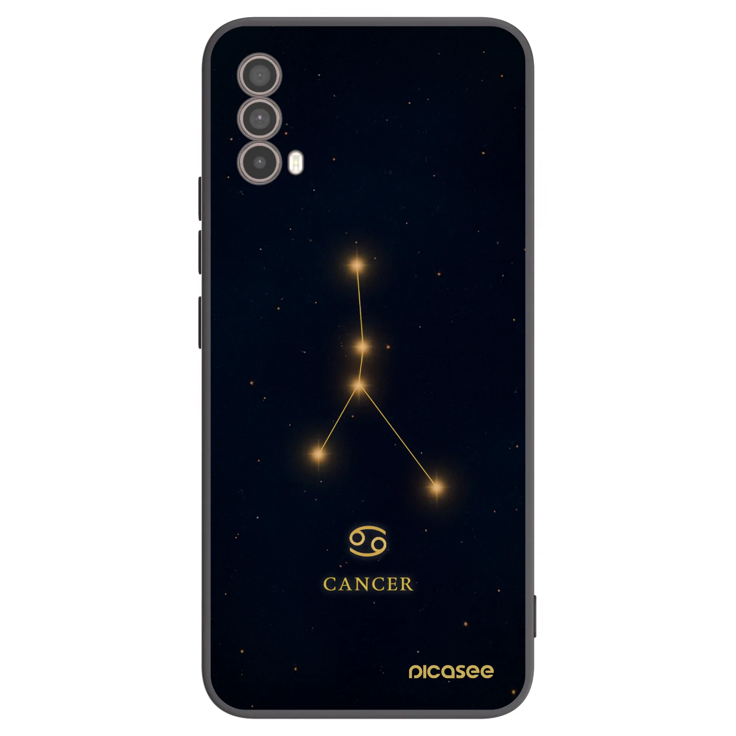 Picasee silikonski črni ovitek za Motorola Moto E40 - CANCER