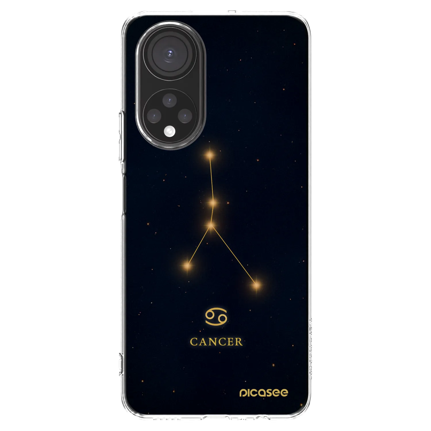 Picasee silikonski prozorni ovitek za Honor X7 - CANCER