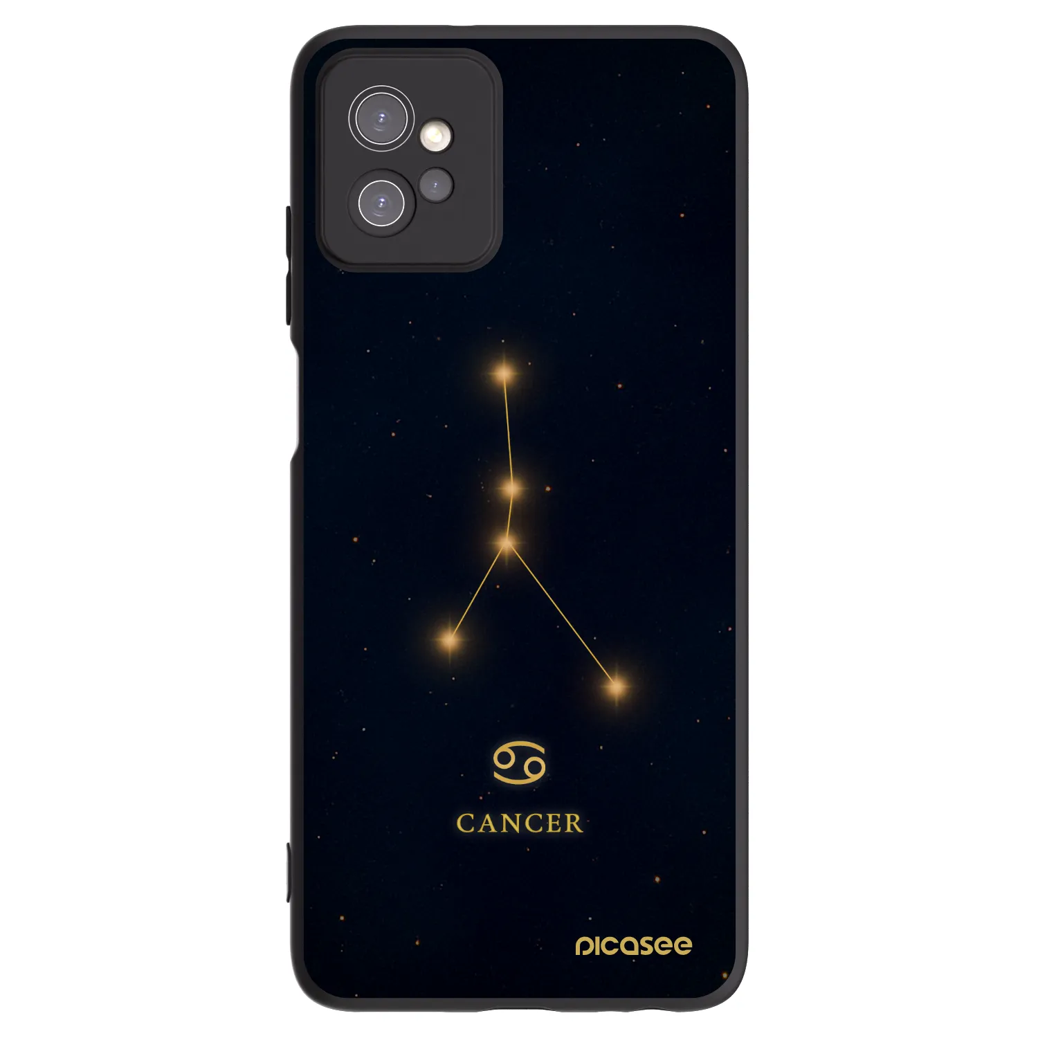 Picasee silikonski črni ovitek za Motorola Moto G32 - CANCER
