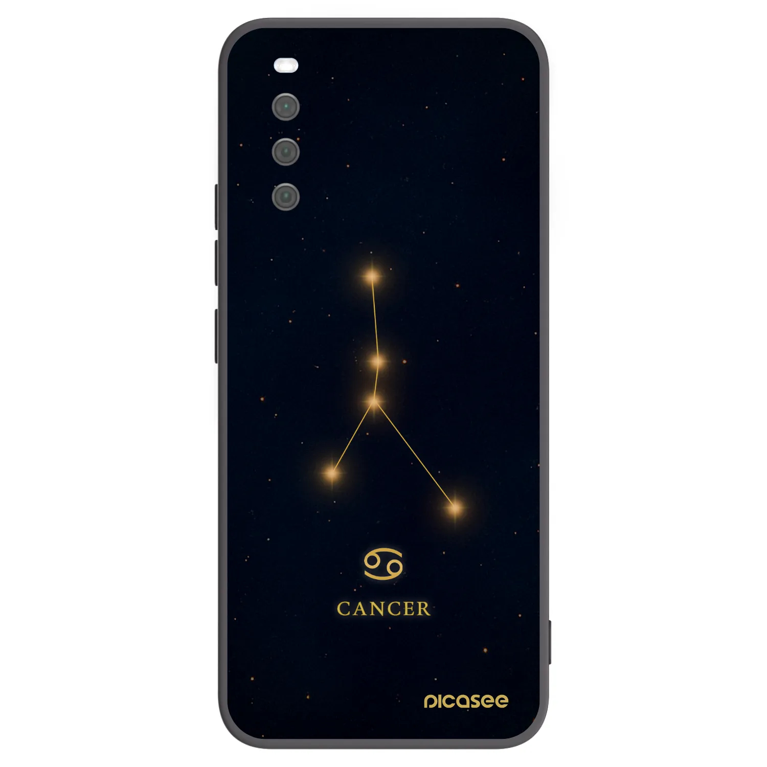 Picasee silikonski črni ovitek za Sony Xperia 10 III - CANCER