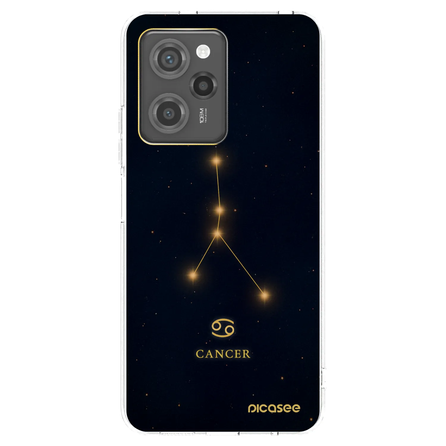 Picasee silikonski črni ovitek za Xiaomi Poco X5 Pro - CANCER